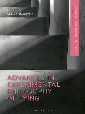 cover image of Advances in Experimental Philosophy of Lying